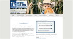 Desktop Screenshot of bayportstatebank.com